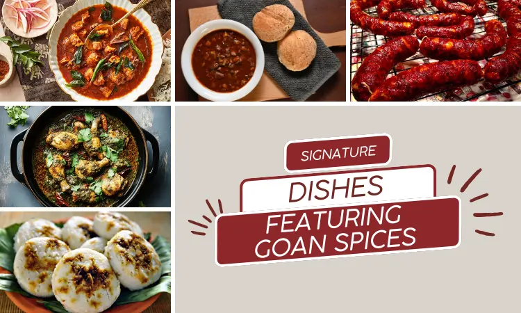 Signature Dishes Featuring Goan Spices